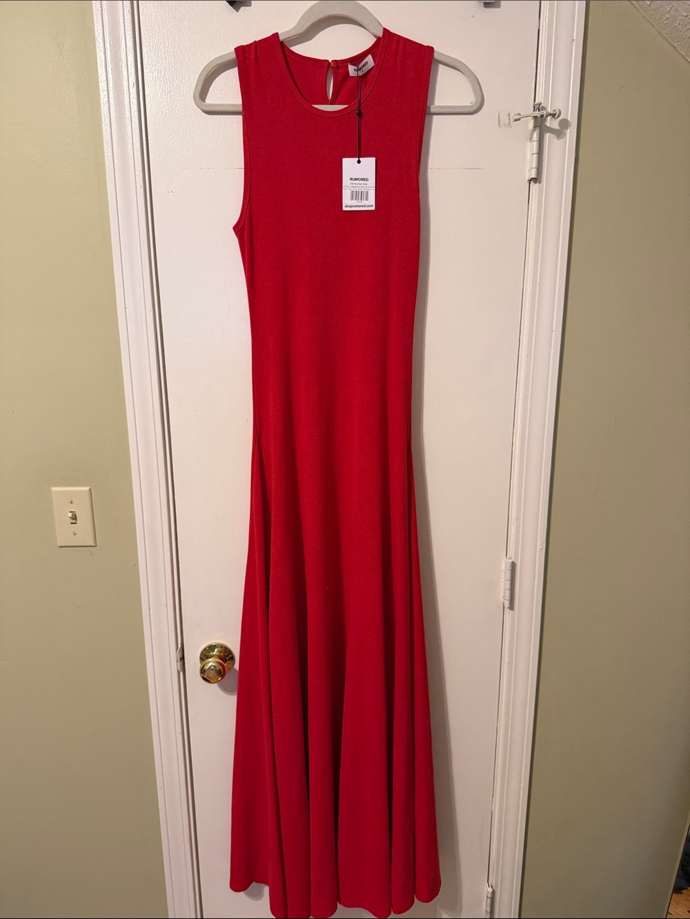 Women's Red Maxi Dress